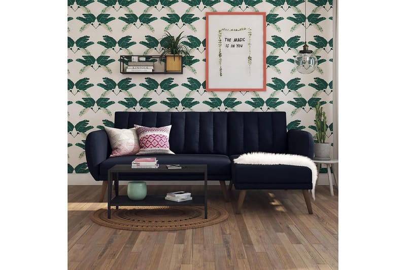 Brittany Divanbäddsoffa Marinblå - Novogratz - Products - Möbler - Soffa - Bäddsoffa - Bäddsoffa divan