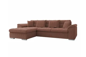 Camior 3-sits Hörnbäddsoffa Brown - Products - Möbler - Soffa - Bäddsoffa - Hörnbäddsoffa