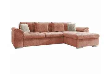 Camior 3-sits Hörnbäddsoffa Pink - Products - Möbler - Soffa - Bäddsoffa - Hörnbäddsoffa