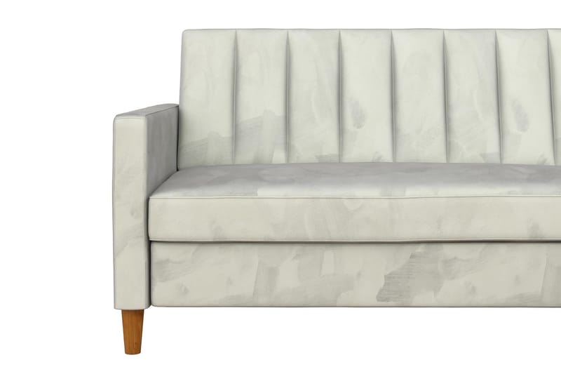Celine 3-sits Divanbäddsoffa Sammet/Ljusgrå - Dorel Home - Products - Möbler - Soffa - Bäddsoffa - Bäddsoffa divan