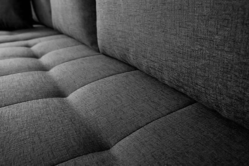 Cerys Divanbäddsoffa 265x185x85 cm Universal - Svart - Products - Möbler - Soffa - Bäddsoffa - Bäddsoffa längsbäddad