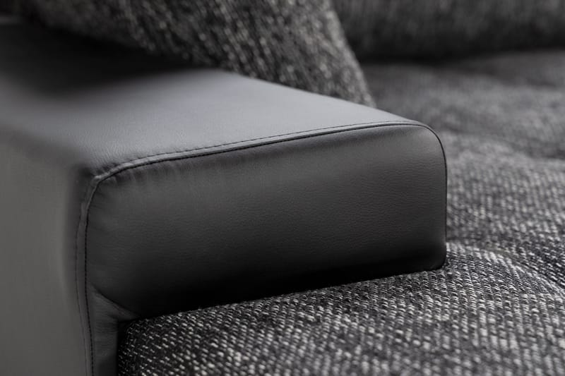 Cillo 2-sits Bäddsoffa - Svart/Grå - Products - Möbler - Soffa - Bäddsoffa - U bäddsoffa