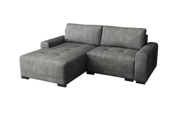 Denegal 2-sits Hörnbäddsoffa Dark grey - Products - Möbler - Soffa - Bäddsoffa - Hörnbäddsoffa