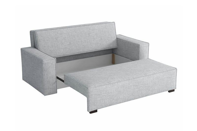 Denegal 2-sits liten bäddsoffa i Tyg - Grå - Products - Möbler - Soffa - Bäddsoffa - 2 sits bäddsoffa