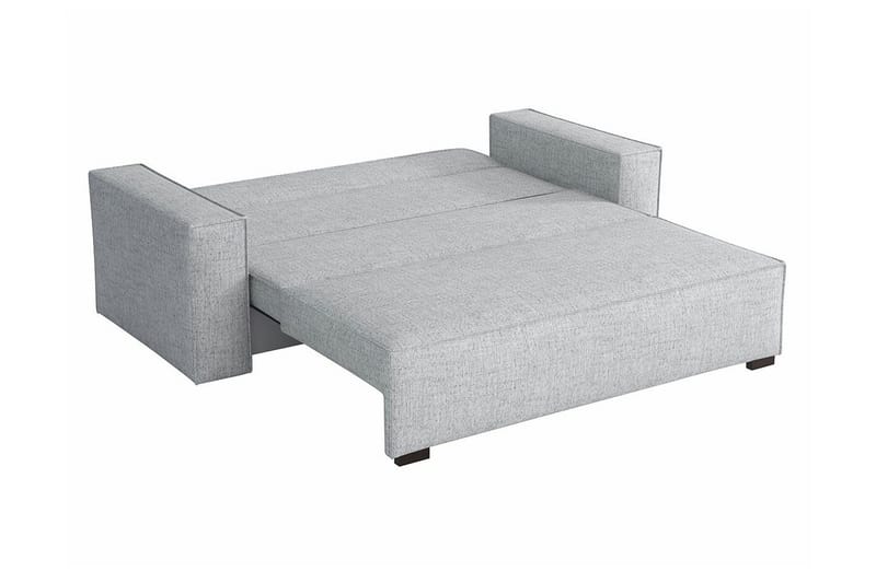 Denegal 2-sits liten bäddsoffa i Tyg - Grå - Products - Möbler - Soffa - Bäddsoffa - 2 sits bäddsoffa