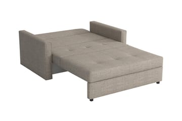 Denegal 2-sits liten bäddsoffa i Plysch - Grå - Products - Möbler - Soffa - Bäddsoffa - 2 sits bäddsoffa