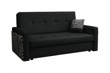 Denegal 3-sits Bäddsoffa Black - Products - Möbler - Soffa - Bäddsoffa - 3 sits bäddsoffa
