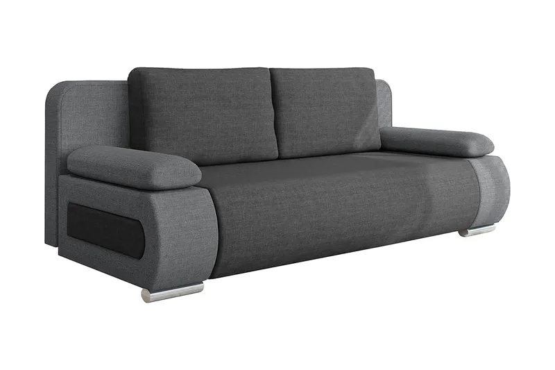 Emma Bäddsoffa 200x94x76 cm, Grå