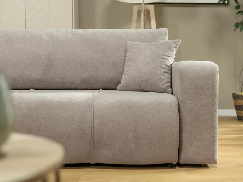 Flo Bäddsoffa med Divan 3-sits - Vit - Products - Möbler - Soffa - Bäddsoffa - Bäddsoffa divan