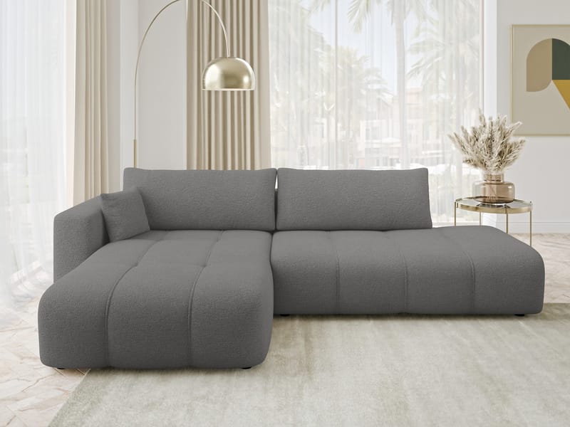 Flo Bäddsoffa med Divan 4-sits - Vit - Products - Möbler - Soffa - Bäddsoffa - Bäddsoffa divan