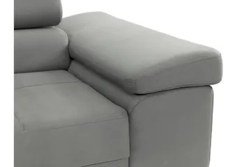 Gabina Bäddsoffa 3-sits i Manchester - Ljusgrå - Products - Möbler - Soffa - Bäddsoffa - 3 sits bäddsoffa