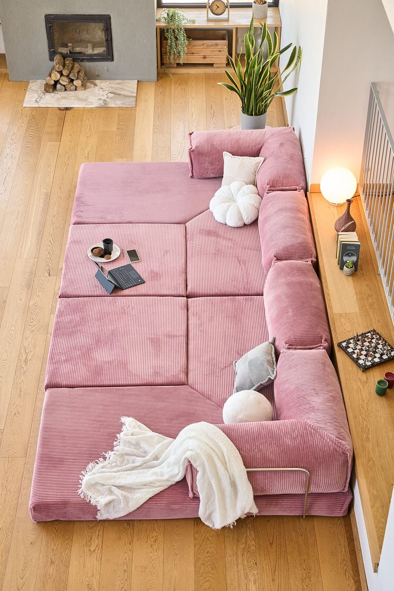 Jenor 4-sits Hörnbäddsoffa - Products - Möbler - Soffa - Bäddsoffa - Hörnbäddsoffa