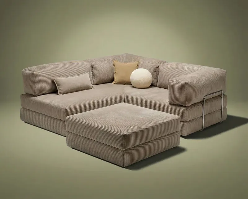 Jenor 4-sits Hörnbäddsoffa - Products - Möbler - Soffa - Bäddsoffa - Hörnbäddsoffa