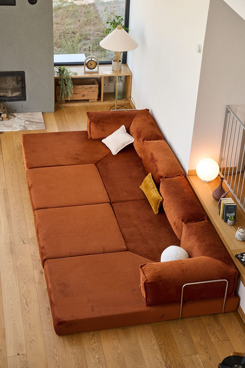 Jenor 4-sits Hörnbäddsoffa - Products - Möbler - Soffa - Bäddsoffa - Hörnbäddsoffa
