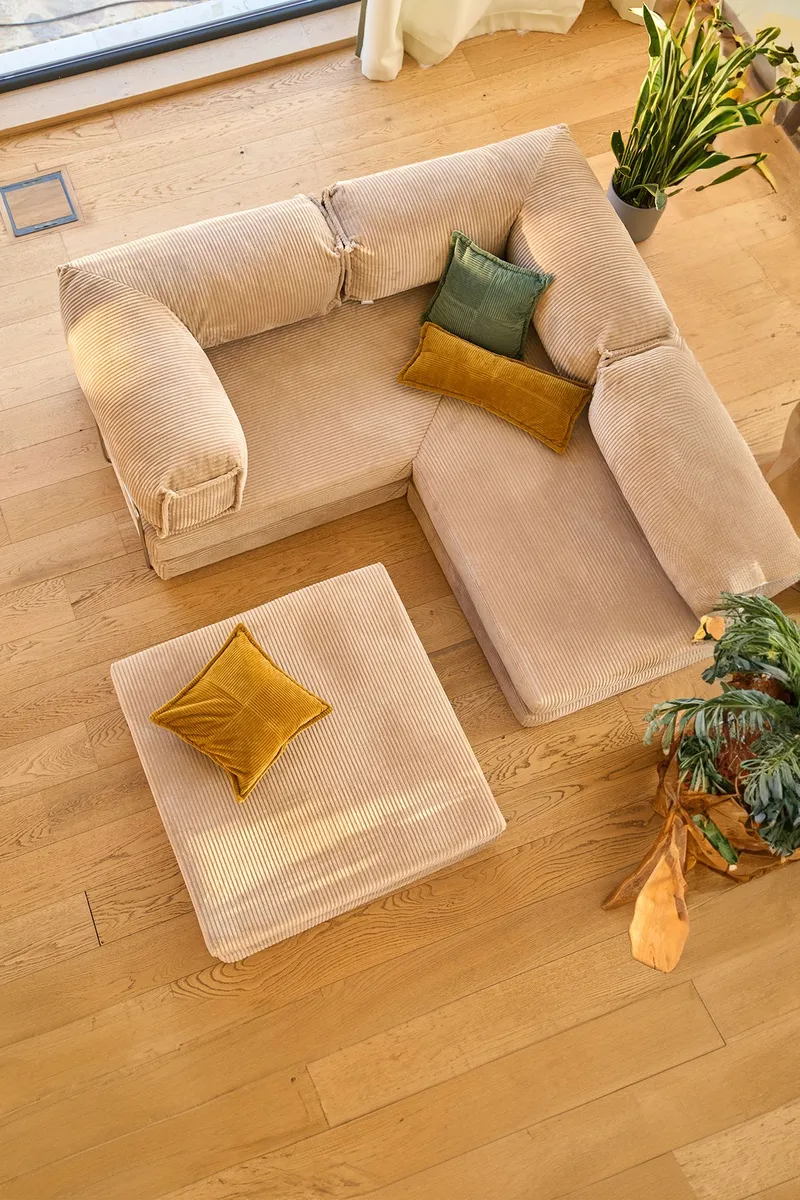 Jenor 4-sits Hörnbäddsoffa - Products - Möbler - Soffa - Bäddsoffa - Hörnbäddsoffa