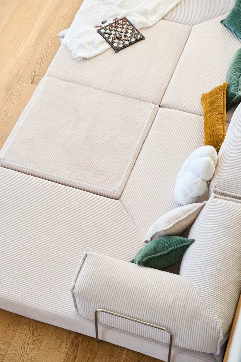 Jenor 4-sits Hörnbäddsoffa - Products - Möbler - Soffa - Bäddsoffa - Hörnbäddsoffa