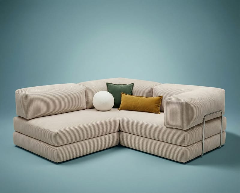 Jenor 4-sits Hörnbäddsoffa - Products - Möbler - Soffa - Bäddsoffa - Hörnbäddsoffa