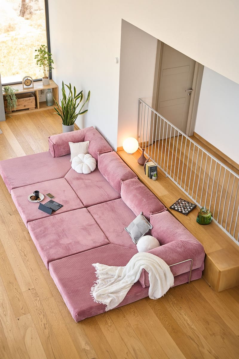 Jenor 4-sits Hörnbäddsoffa - Products - Möbler - Soffa - Bäddsoffa - Hörnbäddsoffa