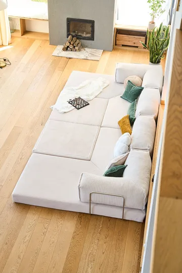 Jenor 4-sits Hörnbäddsoffa - Products - Möbler - Soffa - Bäddsoffa - Hörnbäddsoffa