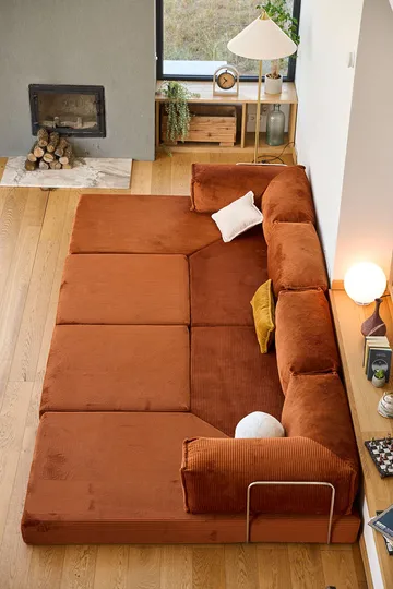 Jenor 4-sits Hörnbäddsoffa - Products - Möbler - Soffa - Bäddsoffa - Hörnbäddsoffa