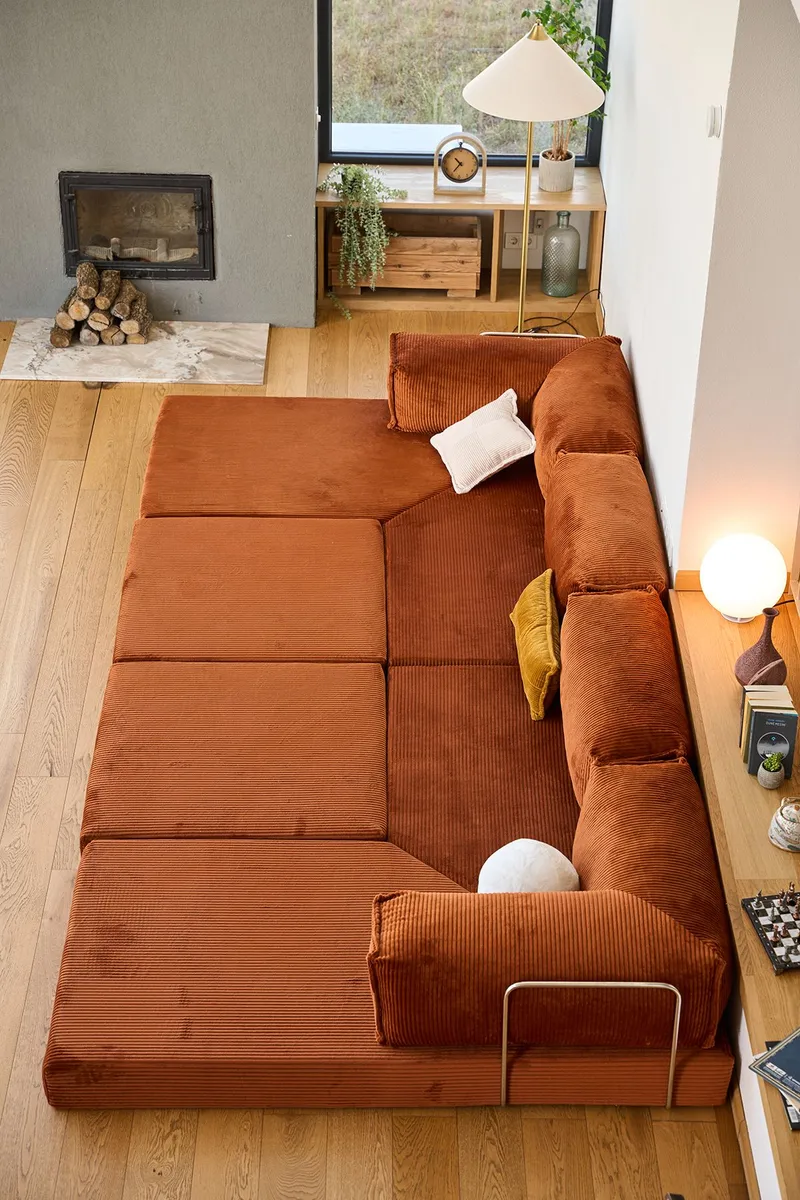 Jenor 4-sits Hörnbäddsoffa - Products - Möbler - Soffa - Bäddsoffa - Hörnbäddsoffa
