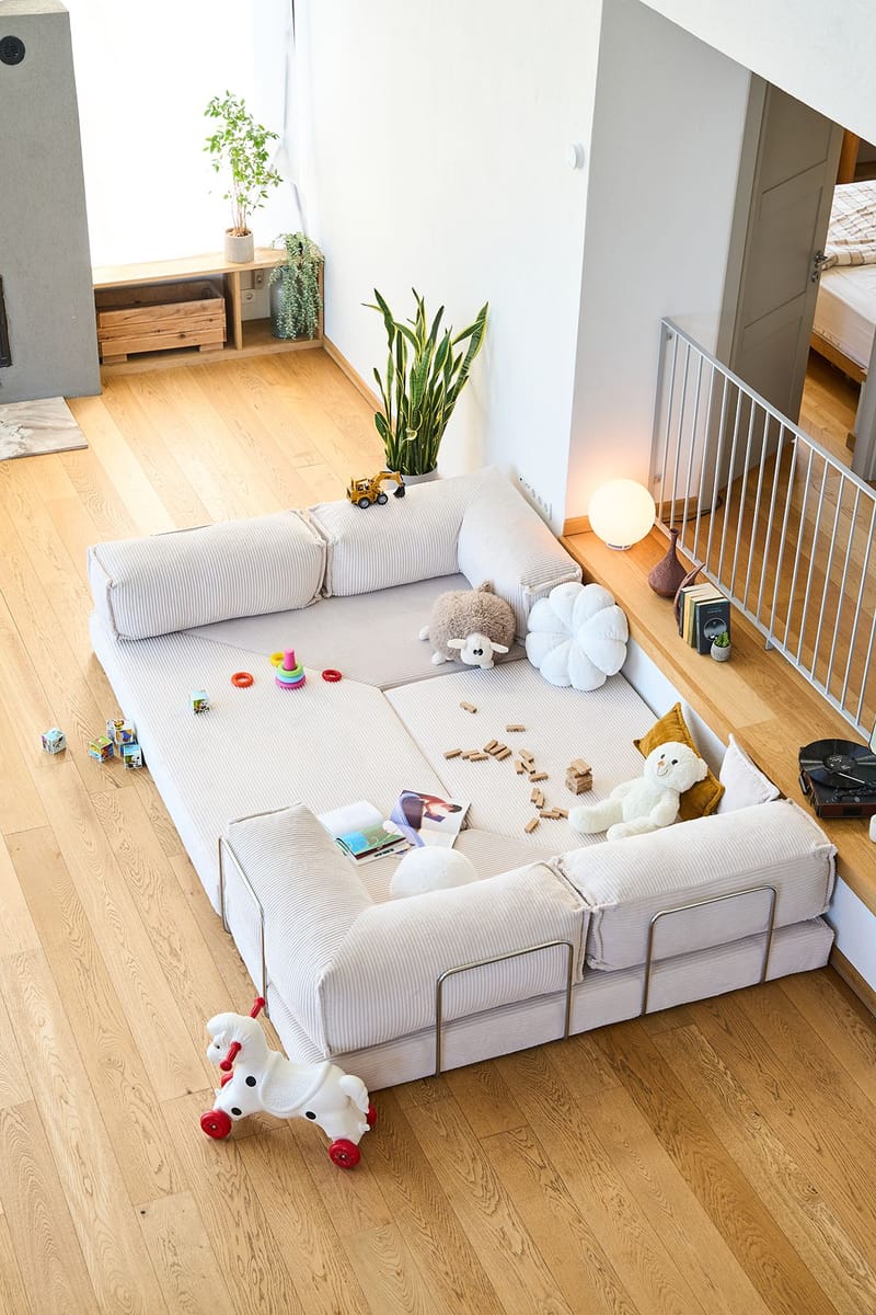 Jenor 4-sits Hörnbäddsoffa - Products - Möbler - Soffa - Bäddsoffa - Hörnbäddsoffa