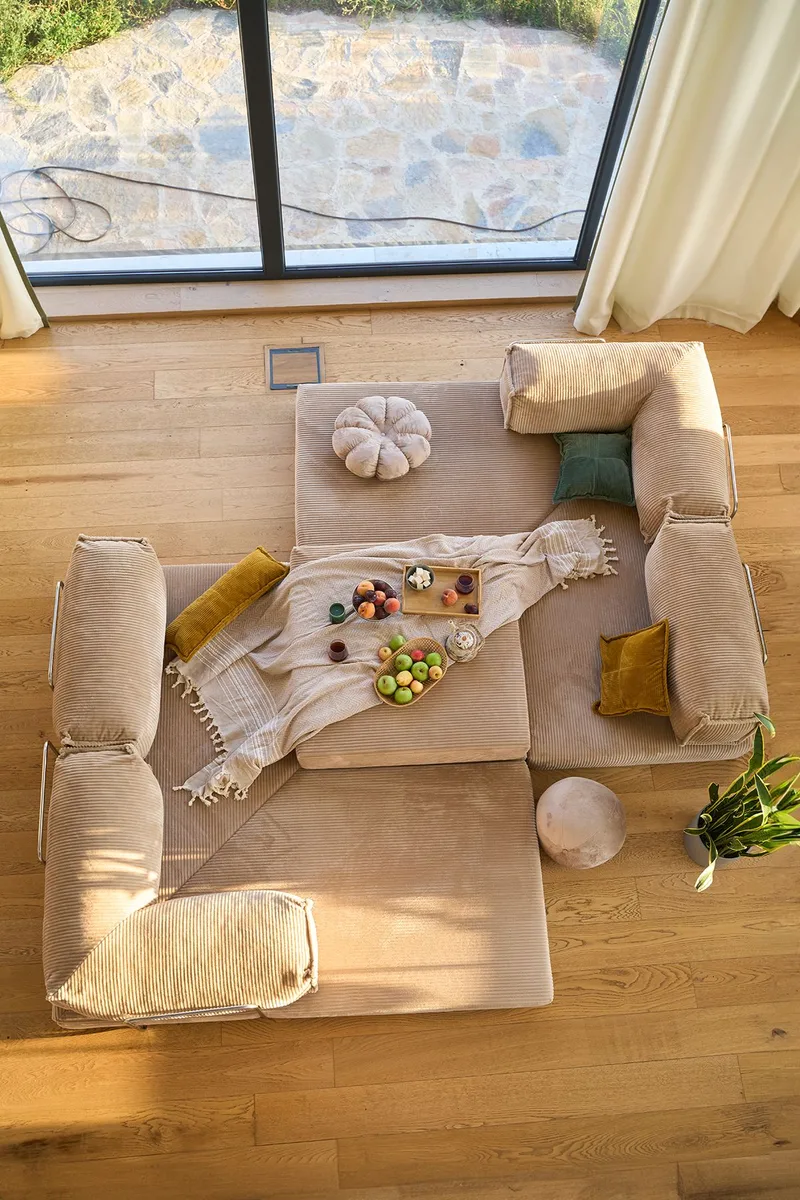Jenor 4-sits Hörnbäddsoffa - Products - Möbler - Soffa - Bäddsoffa - Hörnbäddsoffa