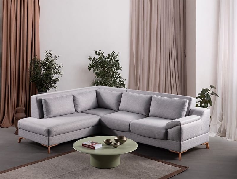 Lepinas 5-sits Hörnsoffa - Products - Möbler - Soffa - Bäddsoffa - Hörnbäddsoffa