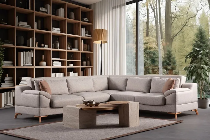 Lepinas 6-sits Hörnsoffa - Products - Möbler - Soffa - Bäddsoffa - Hörnbäddsoffa