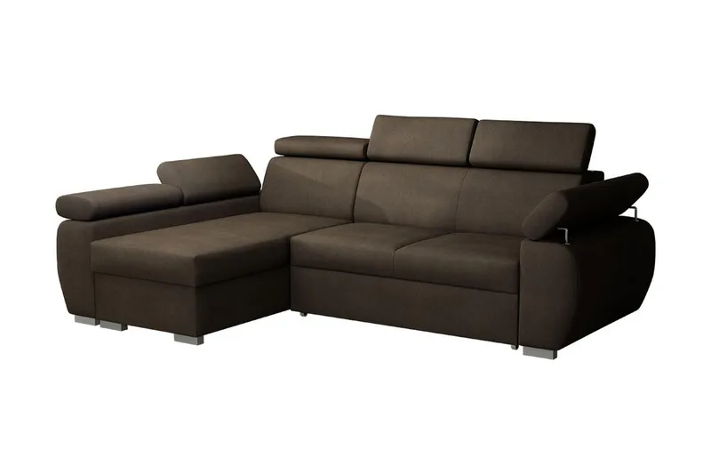 Halliday Hörnsoffa Vänster, Brun