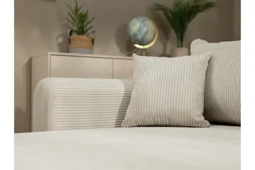 Handda Bäddsoffa med Divan 3-sits i Sammet - Grå - Products - Möbler - Soffa - Bäddsoffa - Bäddsoffa divan