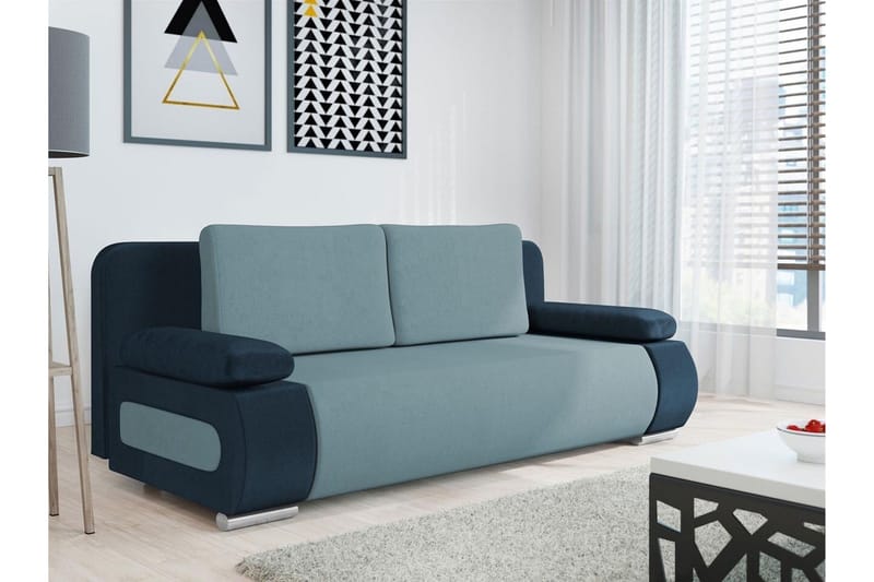 Kintore 2-sits Bäddsoffa Blue/Green - Products - Möbler - Soffa - Bäddsoffa - 2 sits bäddsoffa