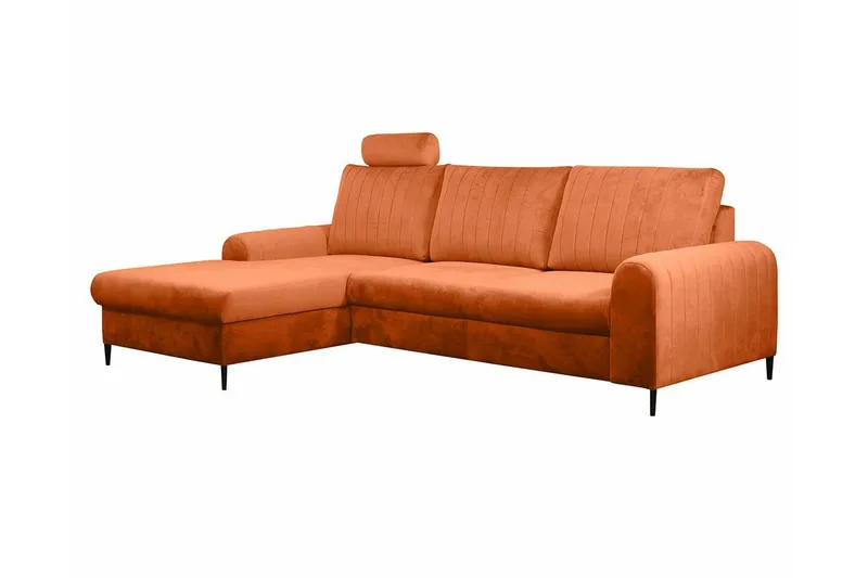 Kintore 3-sits Hörnbäddsoffa Orange - Products - Möbler - Soffa - Bäddsoffa - Hörnbäddsoffa