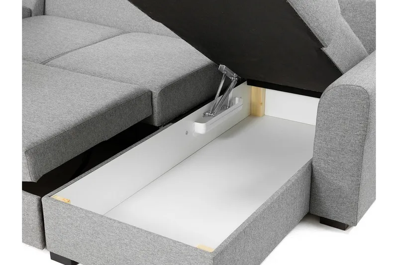 Kintore 4-sits Hörnbäddsoffa White - Products - Möbler - Soffa - Bäddsoffa - Hörnbäddsoffa