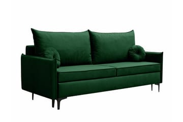 Knocklong 2-sits Bäddsoffa Dark green - Products - Möbler - Soffa - Bäddsoffa - Bäddsoffa längsbäddad