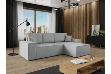 Knocklong 3-sits Hörnbäddsoffa - Grå - Products - Möbler - Soffa - Bäddsoffa - Hörnbäddsoffa