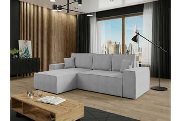 Knocklong 3-sits Hörnbäddsoffa - Ljusgrå - Products - Möbler - Soffa - Bäddsoffa - Bäddsoffa divan