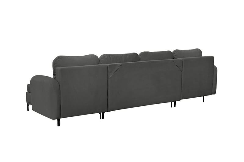 Knocklong 4-sits Hörnbäddsoffa Dark grey - Products - Möbler - Soffa - Bäddsoffa - Hörnbäddsoffa