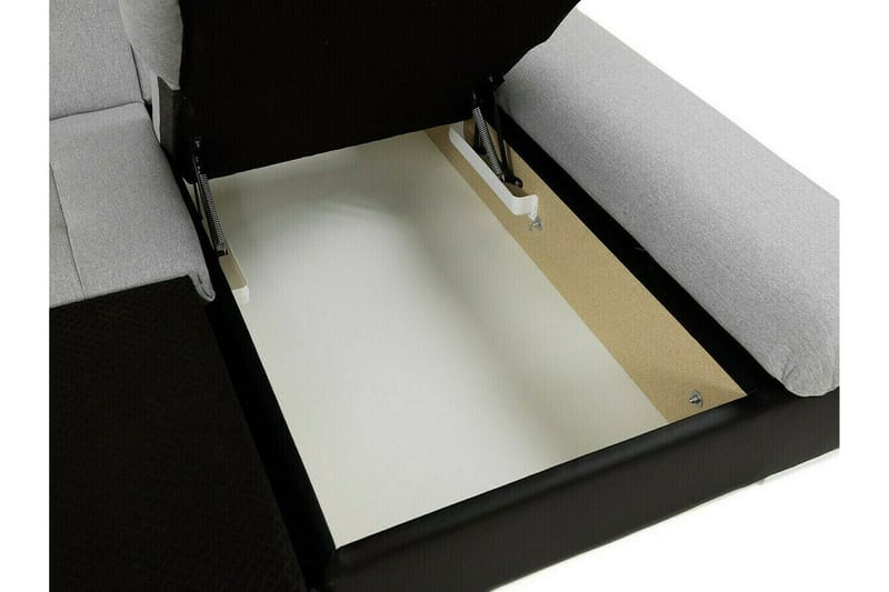 Lomux 3-sits Hörnbäddsoffa Ljusgrå - Products - Möbler - Soffa - Bäddsoffa - Hörnbäddsoffa