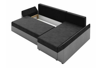 Midfeld 3-sits Hörnbäddsoffa Grey - Products - Möbler - Soffa - Bäddsoffa - Hörnbäddsoffa