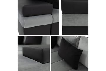 Naoma Bäddsoffa med Divan 4-sits - Grön - Products - Möbler - Soffa - Bäddsoffa - Bäddsoffa divan