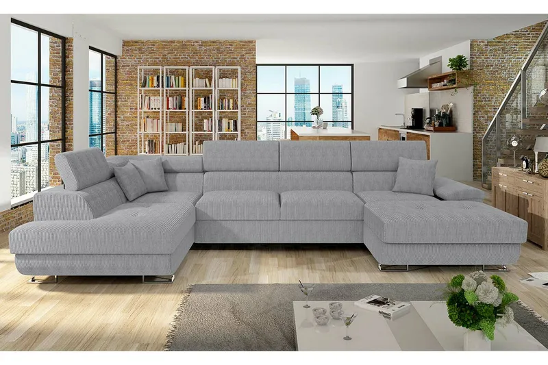 Reginia 4-sits Hörnbäddsoffa - Products - Möbler - Soffa - Bäddsoffa - Hörnbäddsoffa