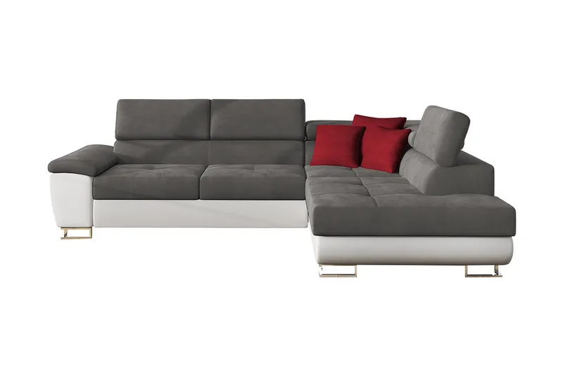 Reginia Bäddsoffa m. Schäslong L-formad - Products - Möbler - Soffa - Bäddsoffa - Bäddsoffa längsbäddad