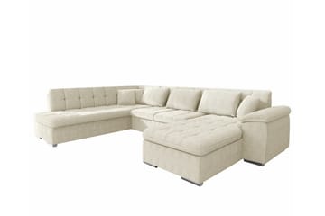 Sakri 5-sits Hörnbäddsoffa Beige - Products - Möbler - Soffa - Bäddsoffa - Bäddsoffa divan