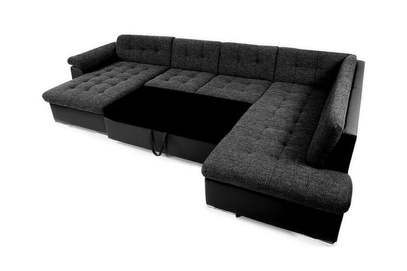 Sakri 5-sits Hörnbäddsoffa Grey - Products - Möbler - Soffa - Bäddsoffa - Bäddsoffa divan