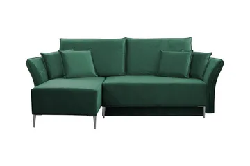 Staffin 3-sits Hörnbäddsoffa Green - Products - Möbler - Soffa - Bäddsoffa - Hörnbäddsoffa