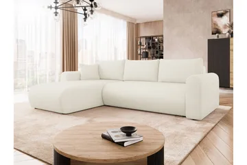 Tacon Bäddsoffa m. Divan 3-sits - Vit - Products - Möbler - Soffa - Bäddsoffa - Bäddsoffa divan