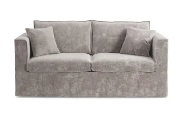 Travstad 3-sits Bäddsoffa med HVILA Bäddmadrass 140x200 cm Polyesterskum med Tvättbar klädsel