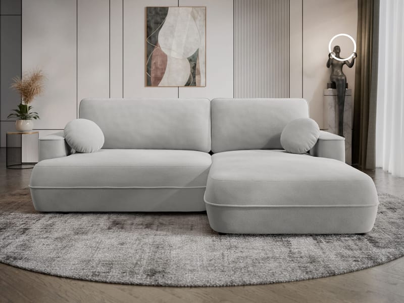 Uppland Bäddsoffa med Divan 3-sits - Grå - Products - Möbler - Soffa - Bäddsoffa - Bäddsoffa divan