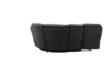 Saranda Reclinersoffa - Svart - Products - Möbler - Soffa - Biosoffa & reclinersoffa - 4 sits biosoffa & reclinersoffa